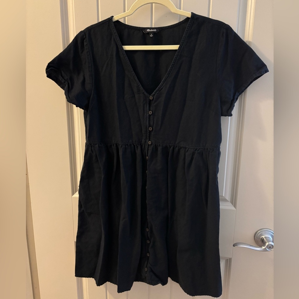 Madewell Linen Shift Dress